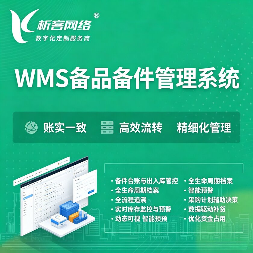 党建WMS备品备件管理系统